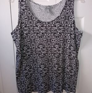 Bundle 4/$20 Catherines cotton ribbed tank top 3X